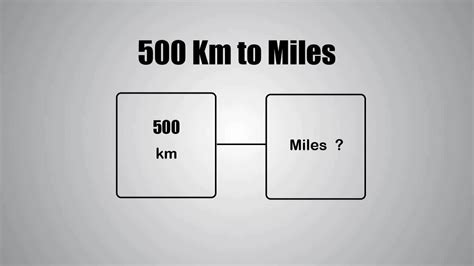 500Km To Miles