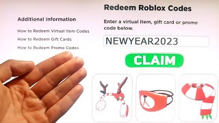 6 New Roblox Promo Codes 2023 All Free Robux Items In January Event