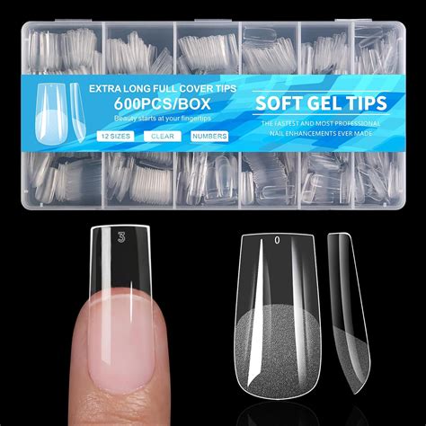 600Pcs Nail Tips Soft Gel Half Matte 12 Sizes Gelly Pre Press On Nail Tips Nails For Extentions Manicure Salon Nail Tech Today S Deals Temu Oman 600Pcs Nail Tips Soft Gel Half Matte 12 Sizes Gelly Pre Press On Nail Tips Nails For Extentions Manicure Salon Nail Tech Today S Deals Temu Oman