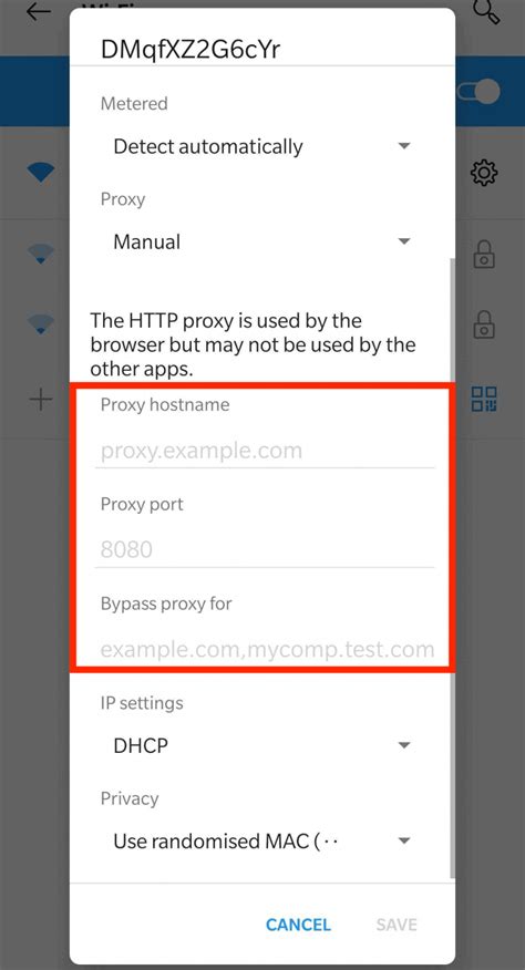 Android Proxy Settings Guide Android Proxy Settings Guide