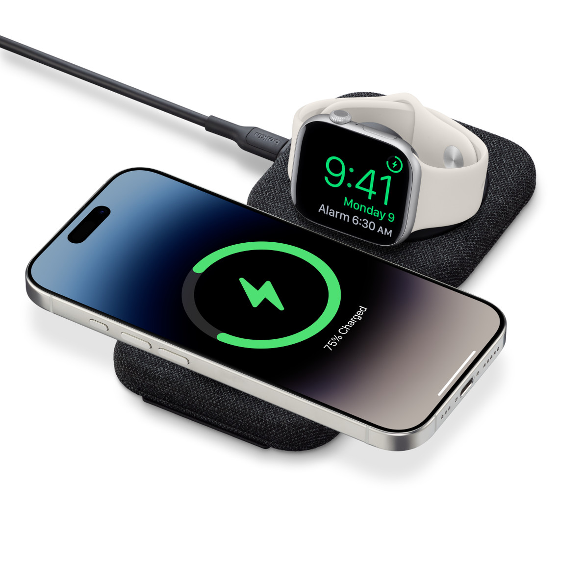 Belkin Boostcharge Pro 2 In 1 Magnetic Charging Travel Pad Belkin Boostcharge Pro 2 In 1 Magnetic Charging Travel Pad
