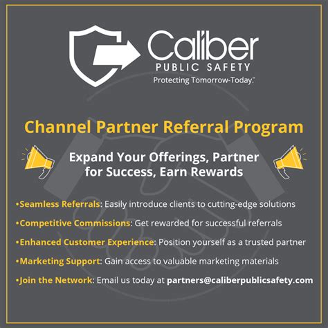 Caliber Public Safety Launches Channel Partner Referral Program Caliber Public Safety Launches Channel Partner Referral Program