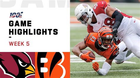 Cardinals Vs Bengals Highlights Week 5 Cardinals Vs Bengals Highlights Week 5