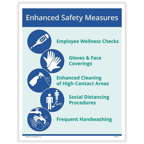 Enhanced Safety Measures Poster 10 X 14 1 Poster Enhanced Safety Measures Poster 10 X 14 1 Poster