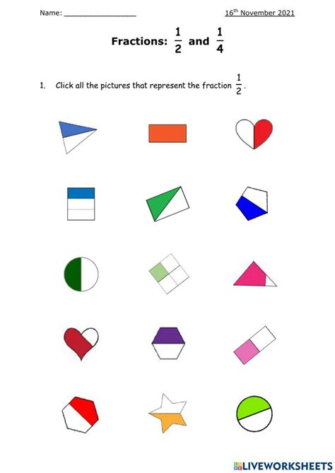 Finding 1 2 And 1 4 Part 2 1St Grade Math Worksheet Greatschools Finding 1 2 And 1 4 Part 2 1St Grade Math Worksheet Greatschools