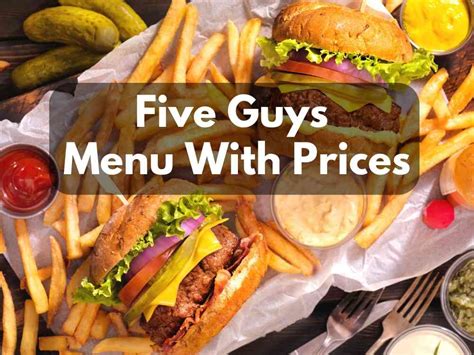 Five Guys Menu With Prices 2024 Menu Lacee Mirilla Five Guys Menu With Prices 2024 Menu Lacee Mirilla