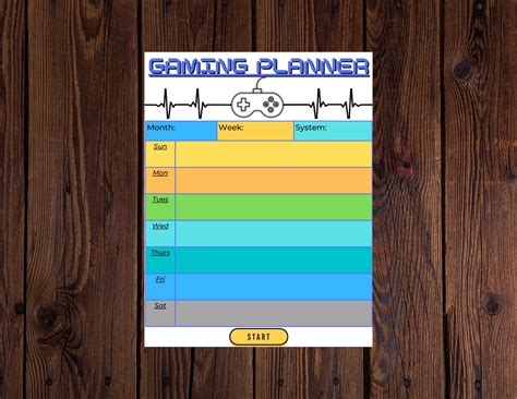5 Gamer Planner Tips