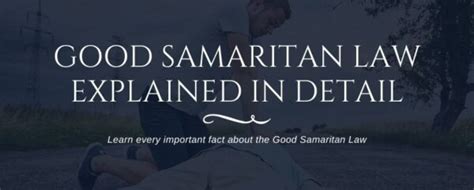 Good Samaritan Law Every Important Factor Explained Good Samaritan Law Every Important Factor Explained