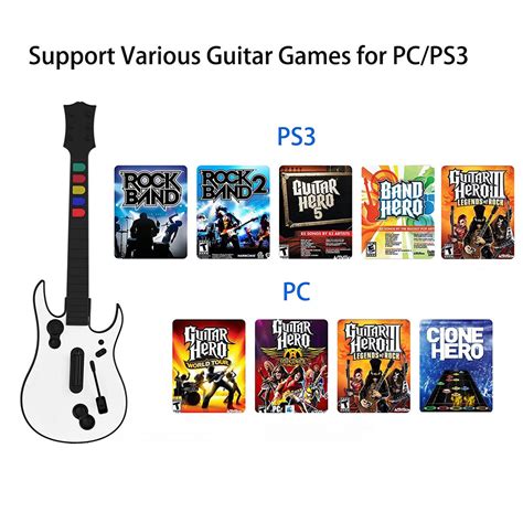 Guitar Hero And Clone Hero Controller Wireless Ps3 Usb Guitar Hero And Clone Hero Controller Wireless Ps3 Usb