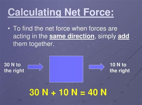 How Do You Find The Net Force