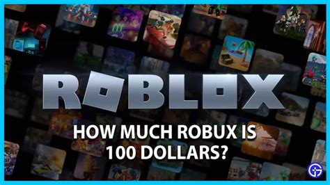How Much Robux Is 100 Dollars On Roblox 2023 Gamer Tweak How Much Robux Is 100 Dollars On Roblox 2023 Gamer Tweak