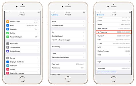 How To Find Mac Address On Iphone