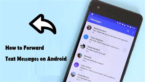 How To Forward Text Messages On An Android Device How To Forward Text Messages On An Android Device