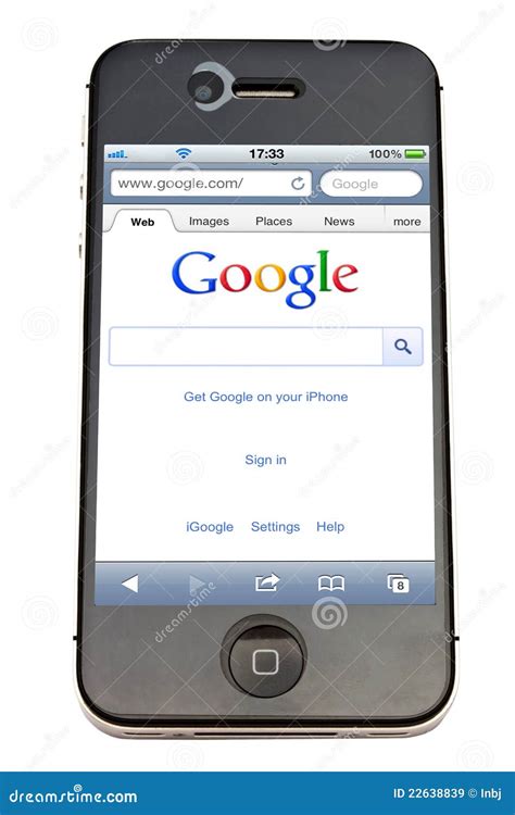 Google Images on iPhone
