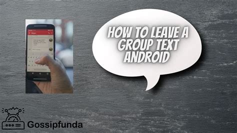Leave Group Text on Android