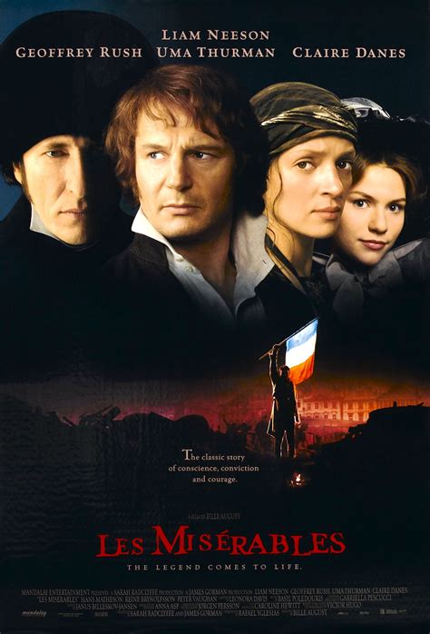 Les Miserables 1998 Movie Poster Les Miserables 1998 Movie Poster