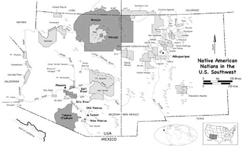 Map Of Arizona S Indian Reservations Map Courtesy Of Teresa L Map Of Arizona S Indian Reservations Map Courtesy Of Teresa L