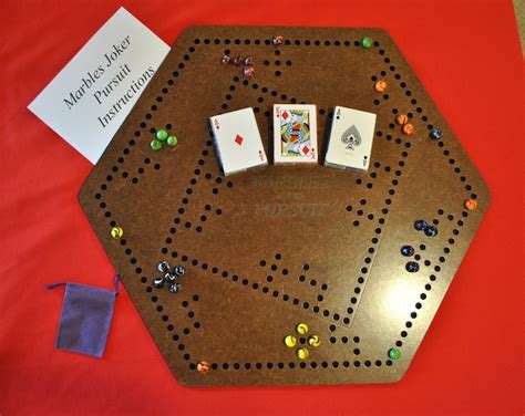 Marbles Pursuit Joker 6 Player Game Board With 4 Player Inlay Etsy Marbles Pursuit Joker 6 Player Game Board With 4 Player Inlay Etsy