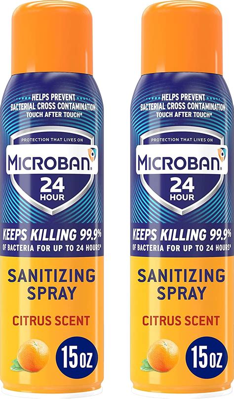 Microban Disinfectant Spray 24 Hour Sanitizing And Antibacterial Spray Microban Disinfectant Spray 24 Hour Sanitizing And Antibacterial Spray