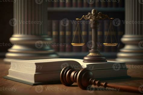 Open Law Book With A Justice Scale And A Greek Column In The Background Open Law Book With A Justice Scale And A Greek Column In The Background
