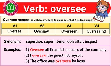 Oversee Past Tense Verb Forms Conjugate Oversee Grammartop Com Oversee Past Tense Verb Forms Conjugate Oversee Grammartop Com