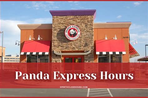 Panda Express Hours