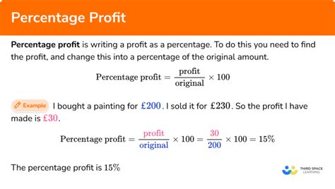 Percentage Profit Gcse Maths Steps Examples Worksheet Percentage Profit Gcse Maths Steps Examples Worksheet