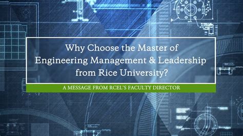 Rice University Master Of Engineering Management And Leadership On Rice University Master Of Engineering Management And Leadership On