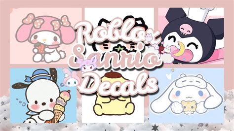 Roblox Bloxburg Royale High Cute Sanrio Decals Ids Youtube Roblox Bloxburg Royale High Cute Sanrio Decals Ids Youtube