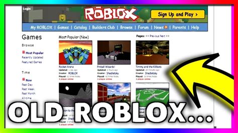 Roblox Old Site Roblox Old Site