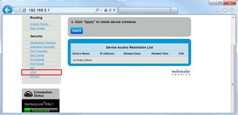 Upnp Advanced Modem Setup Centurylink Upnp Advanced Modem Setup Centurylink