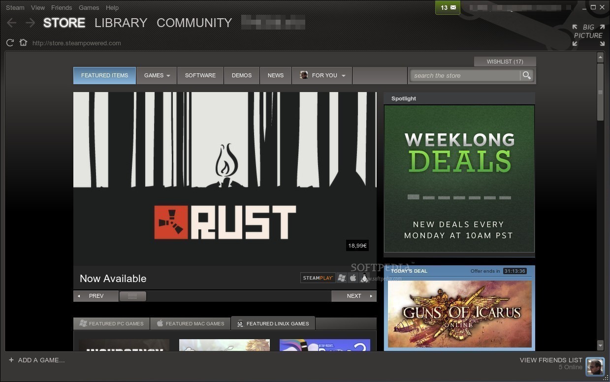Valve Steam Client Win Mac Linux