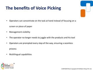 Voice Picking Ppt Voice Picking Ppt