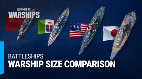 Warship Size Comparison Battleships In World Of Warships Youtube Warship Size Comparison Battleships In World Of Warships Youtube