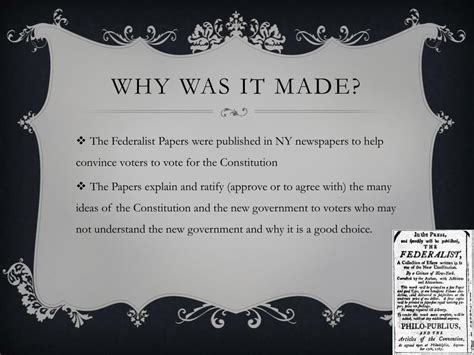 Why Were The Federalist Papers Written