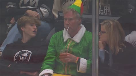 Will Ferrell Attends Hockey Game As Buddy The Elf After Tough Holiday Will Ferrell Attends Hockey Game As Buddy The Elf After Tough Holiday