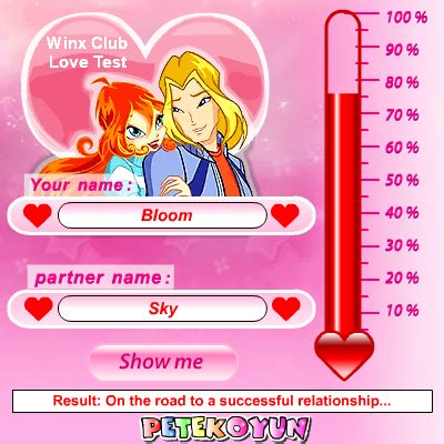 Winx Club Love Test Winx Club Winx Club Love Test Winx Club